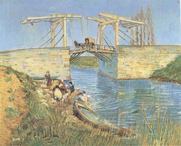 Vincent Van Gogh The Langlois Bridge at Arles (mk09) France oil painting art